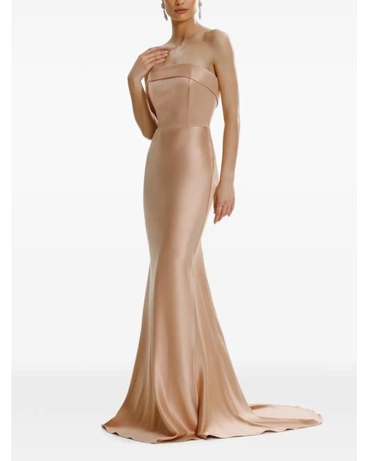 Framboise Natural Dhara Strapless Maxi Dress