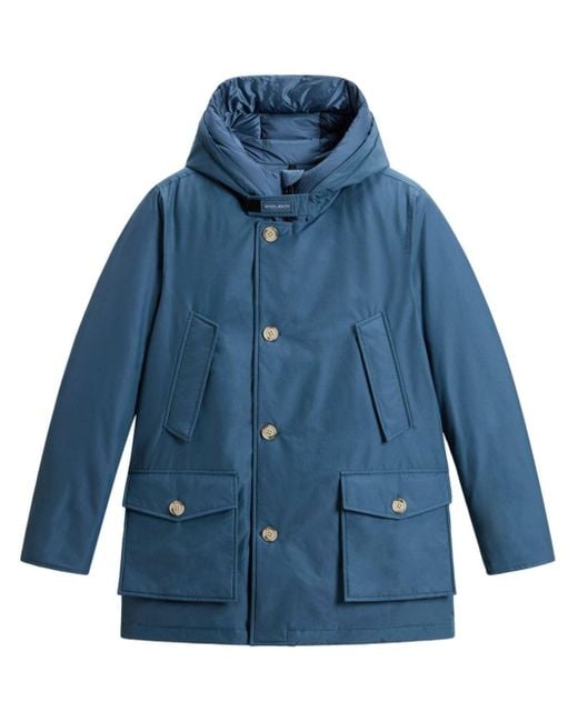 Woolrich Blue Arctic Parka Coat for men