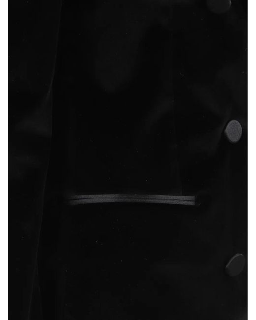 Tagliatore Black Double-Breasted Suit