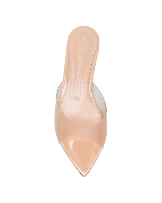 Gianvito Rossi White Open-Toe Flat Sandals