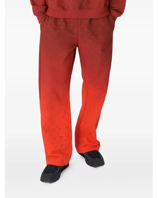 MARINE SERRE Red Moon Faded Track Pants