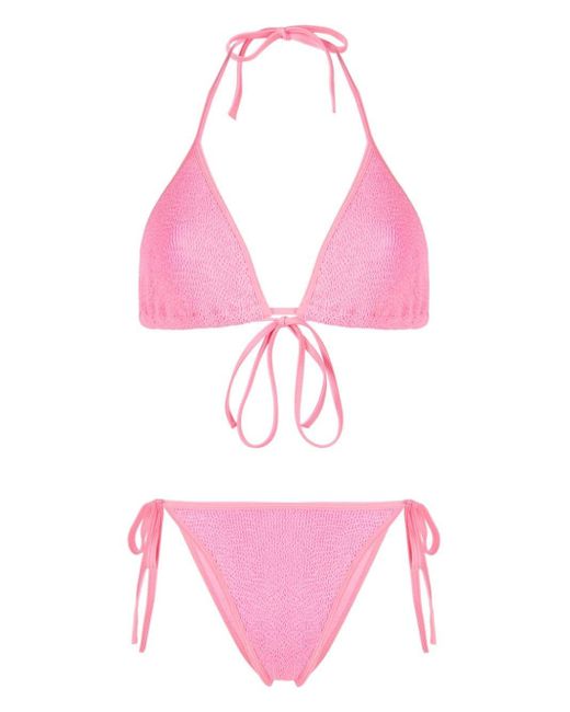 Set bikini Gina di Hunza G in Pink