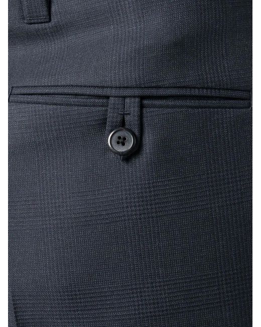 Prada Geruite Broek in het Blue voor heren