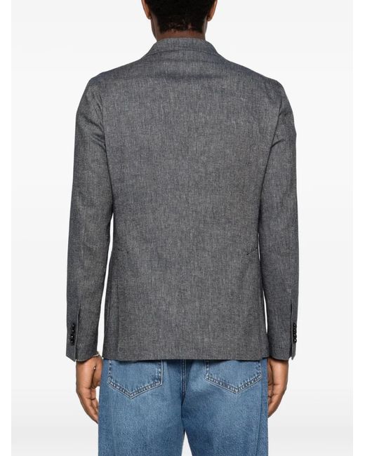 Tagliatore Gray Blazer À Simple Boutonnage for men