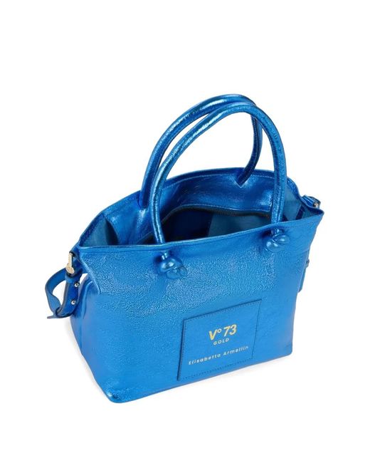 V73 Blue Eli Pop Tote Bag