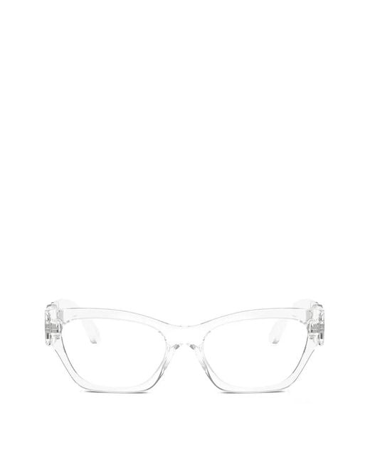 Occhiali Medallion di Versace in White