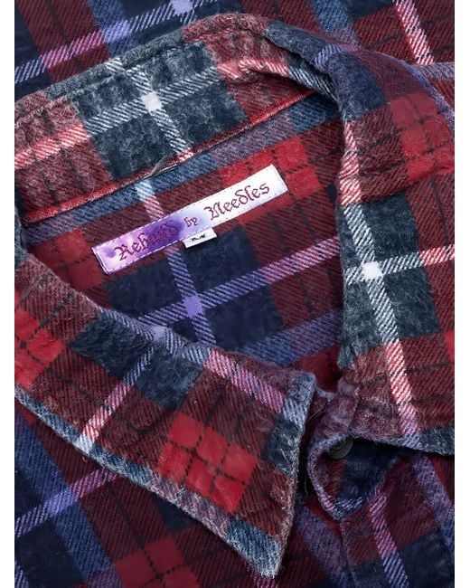 Chemise Rebuild 7 Cut À Design Patchwork Needles pour homme en coloris Blue