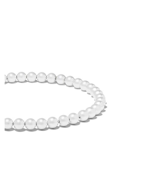 Le Gramme White Le 25 Beaded Bracelet