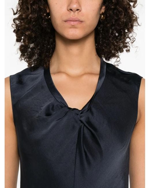Theory Blue Twist Scoop Dr.Crush