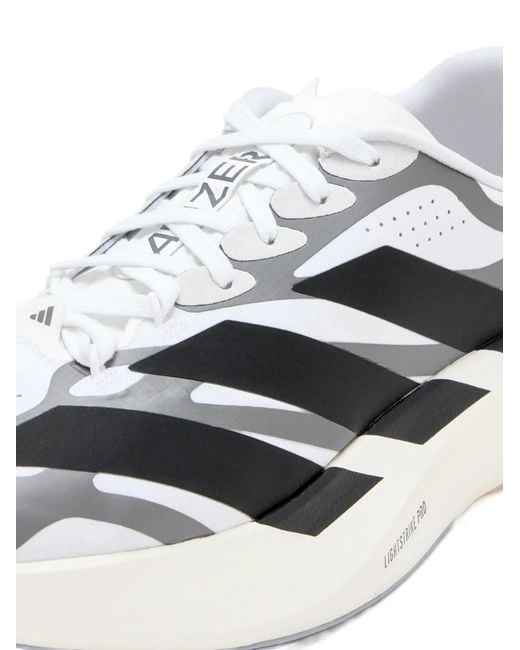Adidas White Adizero Evo Sl Exo Sneakers for men