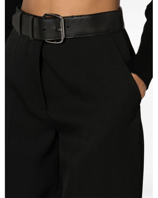 Pantalones de vestir con cinturón Alexander Wang de color Black