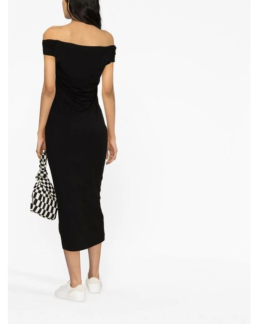 Reformation Black Jamen Knitted Dress