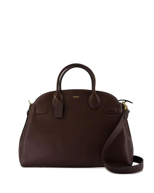 COACH Brown Soft Empire 40 Tote Bag