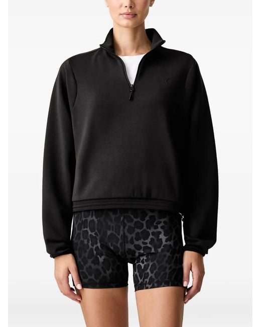 PUMA Black Quarter-Zip Sweater