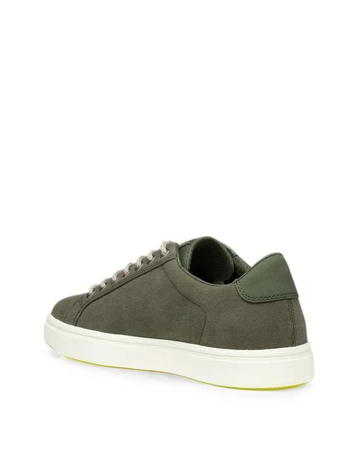 Geox Green Baltmoore Lace-Up Sneakers for men
