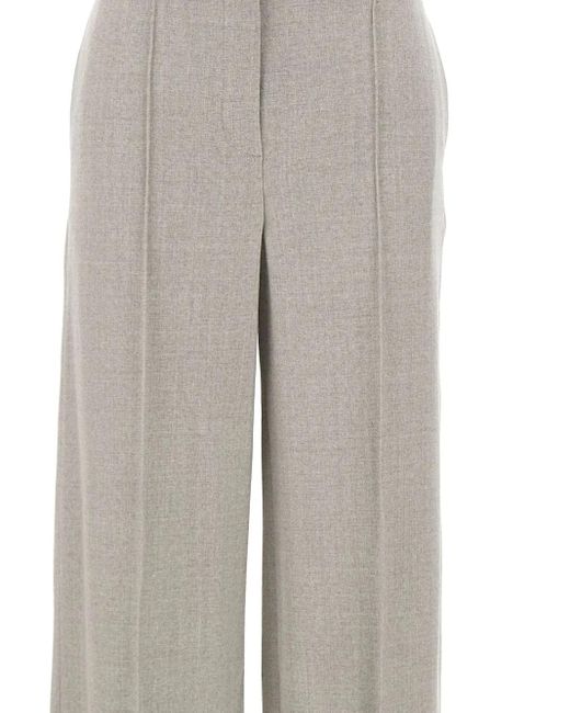 Eleventy Gray Pressed Trousers