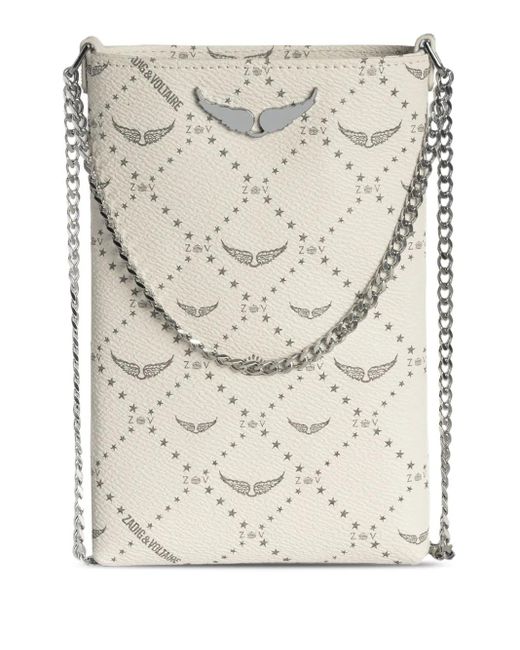 Zadig & Voltaire Rock スマホポーチ Gray