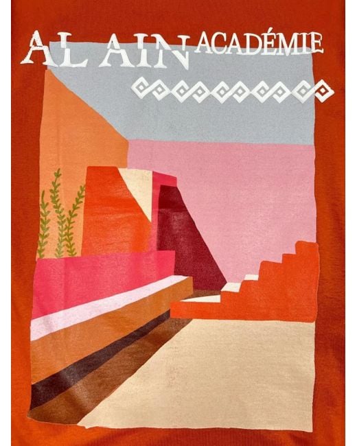 Al Ain Brown T-Shirt À Logo Imprimé for men