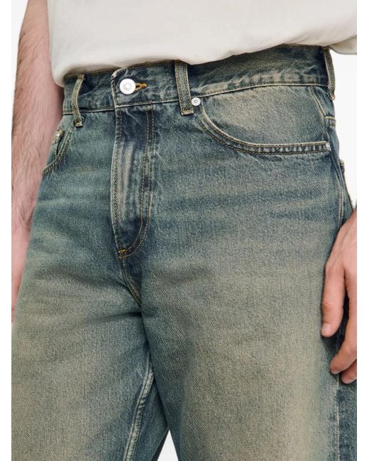 Jeans A Gamba Ampia di Sandro in Green da Uomo