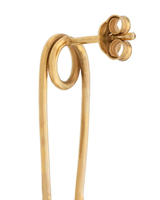 True Rocks Metallic Safety Pin Stud Earring