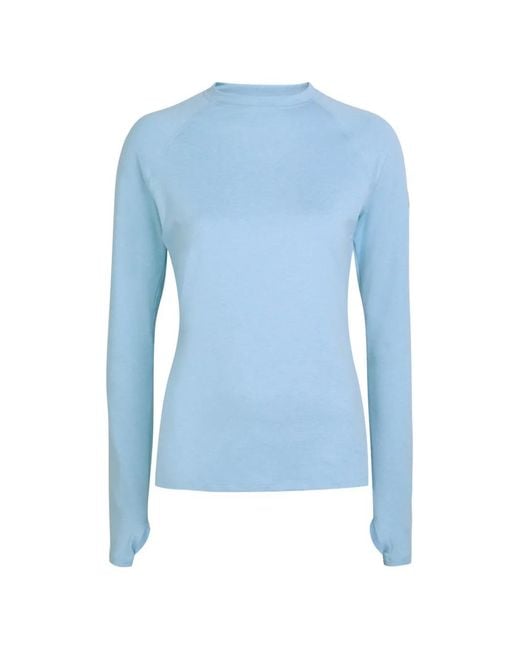 Varley Blue Always Warm Crew-Neck Sweatshirt