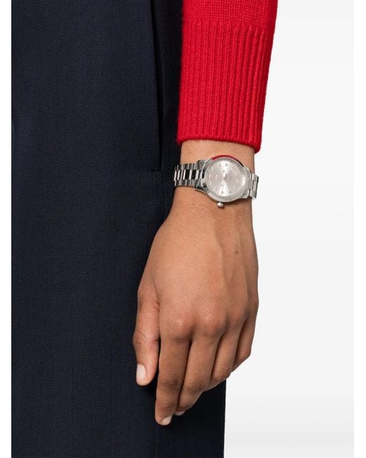 Gucci White G-Timeless
