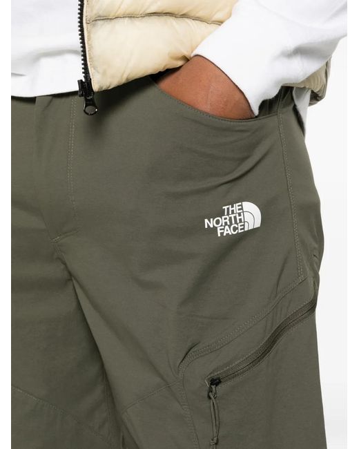The North Face Green Shorts Logo for men