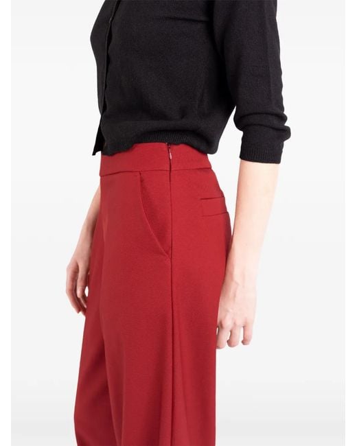 Societe Anonyme Red Josephine Wide-Leg Trousers