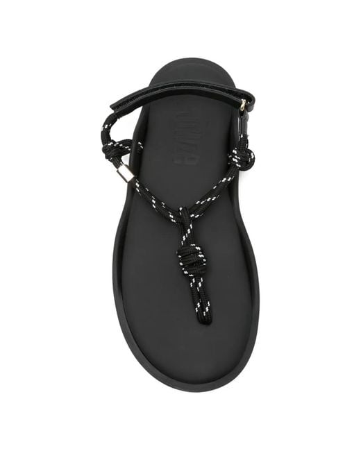 FLOWZE White Flò Open-Toe Sandals