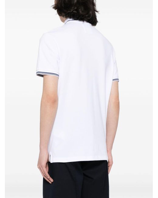 Emporio Armani Poloshirt mit Logo-Print in White für Herren