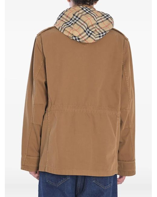 Burberry Katoenen Twill Jack in het Brown voor heren