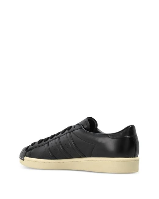 Adidas Black Superstar Vintage Sneakers for men