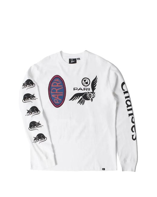 by Parra White Team Changes T-Shirt for men