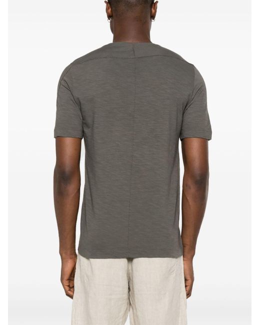 T-shirt en coton à détails de coutures Transit pour homme en coloris Gray