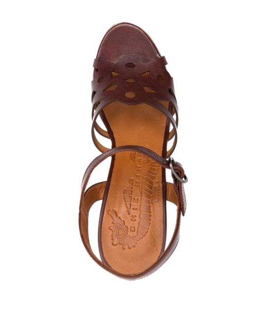Chie Mihara Brown Jelele 125mm Sandals