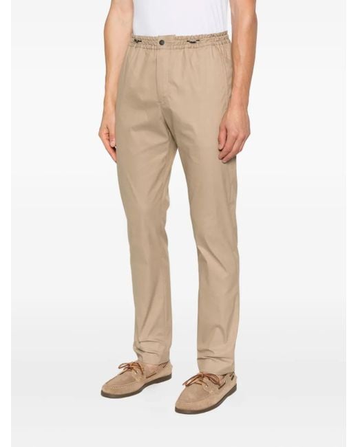 PT Torino Natural Drawstring Cotton Trousers for men