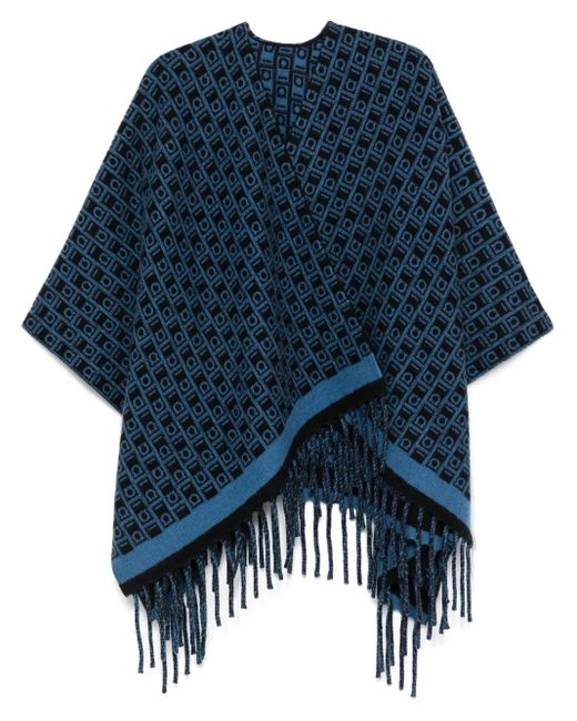 Ferragamo ロゴ ケープ Blue