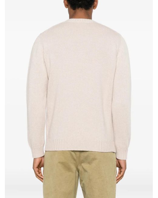 Della Ciana Natural Crewneck Sweater for men