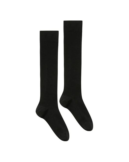 Wolford Black Chaussettes Longues En Maille
