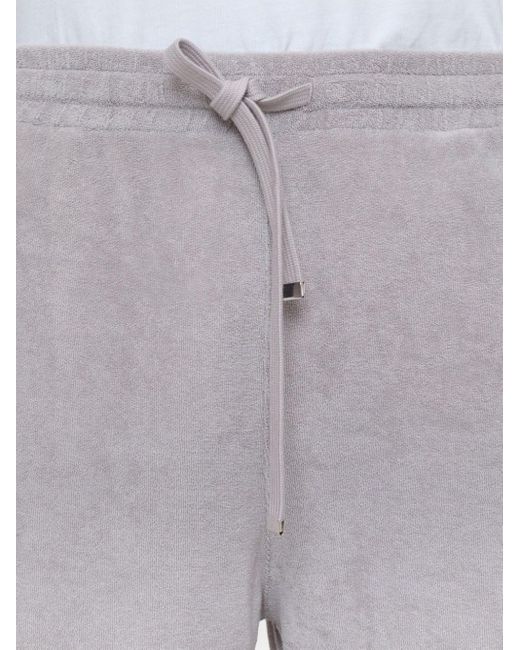 Closed Gray Terry-cloth Track Shorts for men