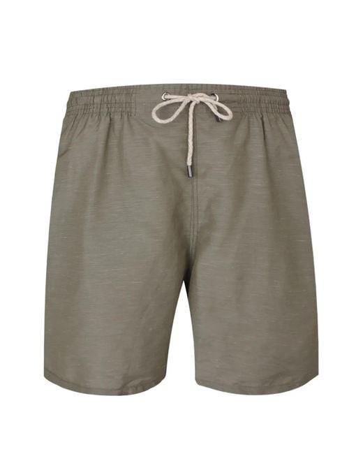 Marane Gray Drawstring Swim Shorts for men
