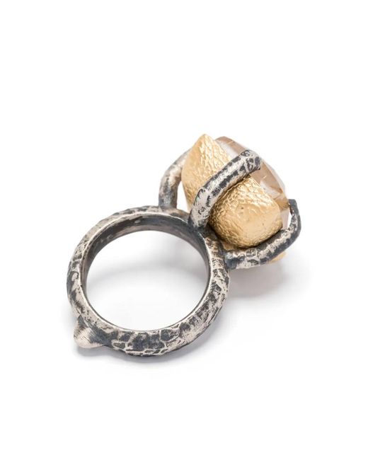 KUNDO Vergulde Ring in het White