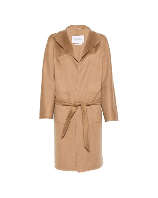 Max Mara Natural Lilia Belted Coat