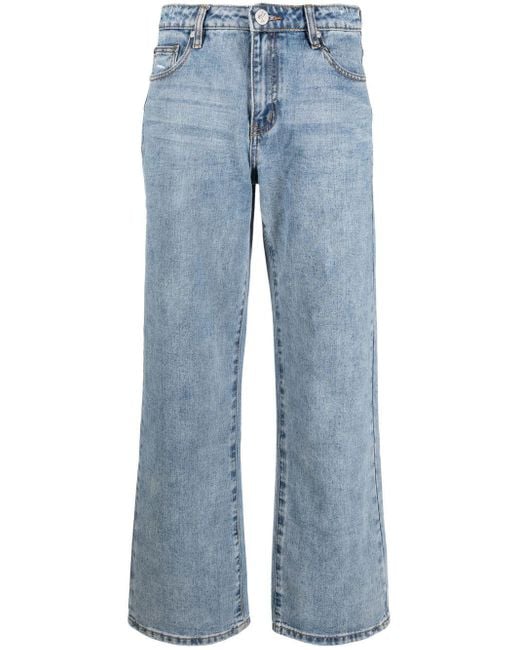One Teaspoon Denim Hollywood Jackson Wide-leg Jeans in Blue | Lyst