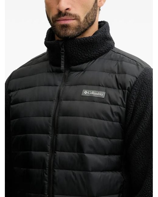 Columbia Black Juniper Peak Padded Zip-Up Jacket for men