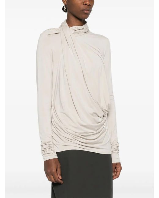 Entire studios White Draped Top