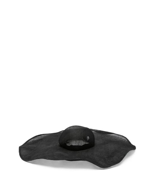 Junya Watanabe Black Wide Brim Hat