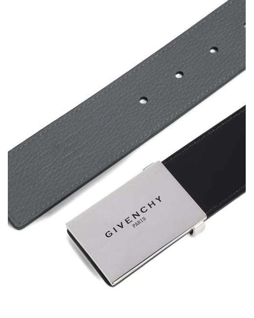 Givenchy White Label Reversible Leather Belt for men