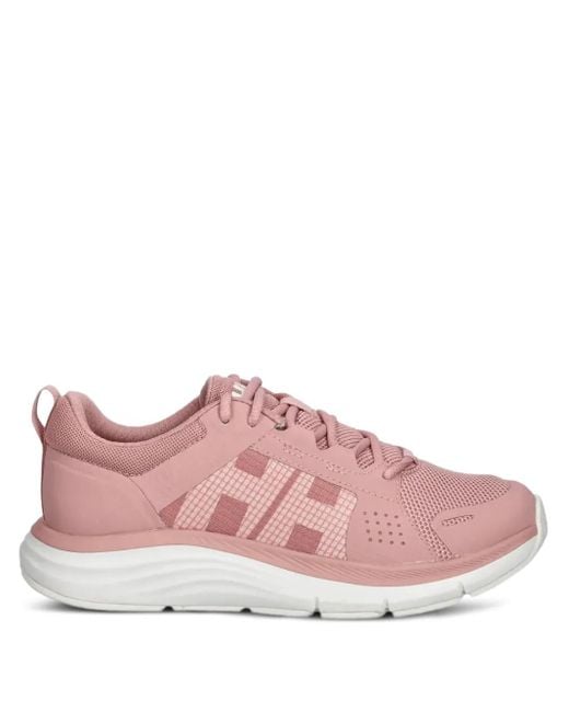 Helly Hansen Pink Mesh-Panel Sneakers