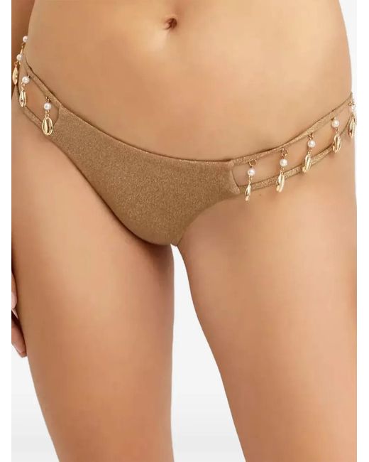 Beach Bunny Natural Bas De Bikini Molly